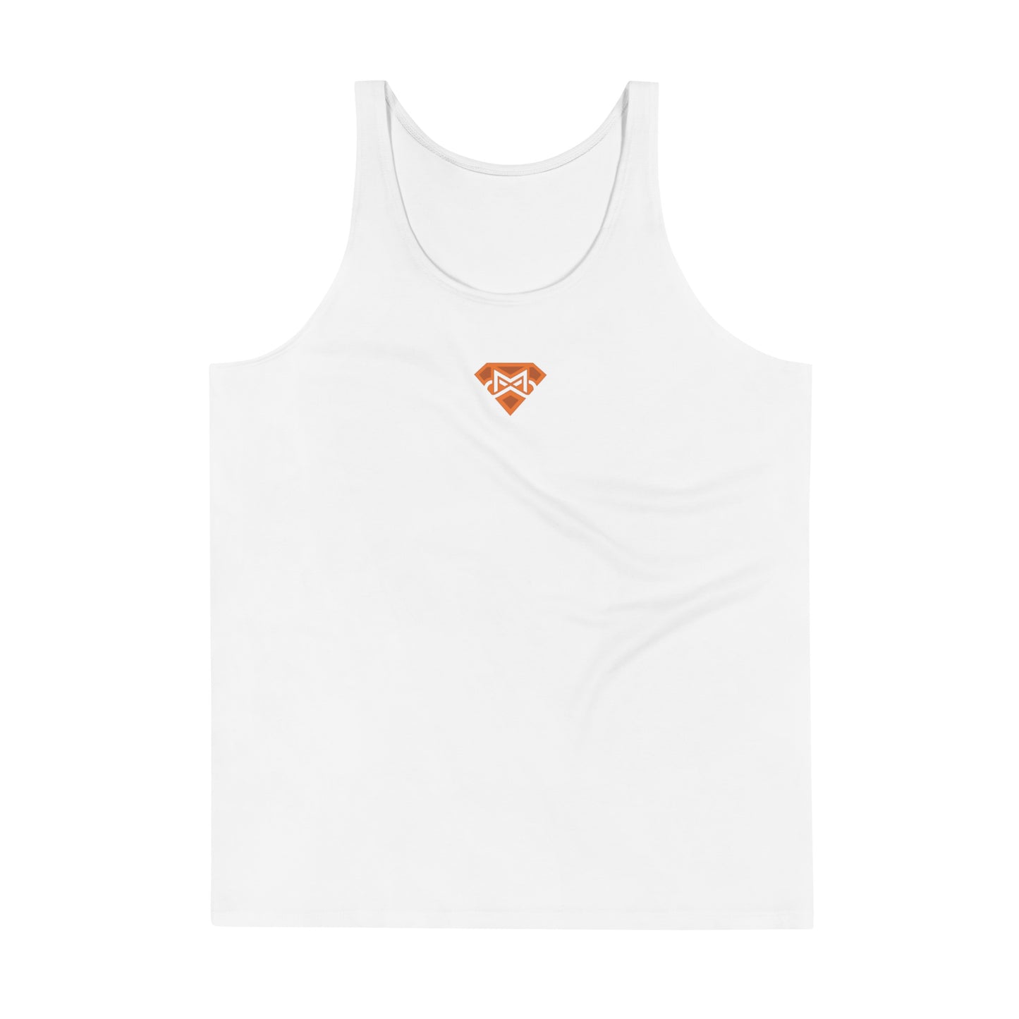 Paradise in White: Unisex White Tank Top (Cancer Fight), cancer awareness, gift for her and him