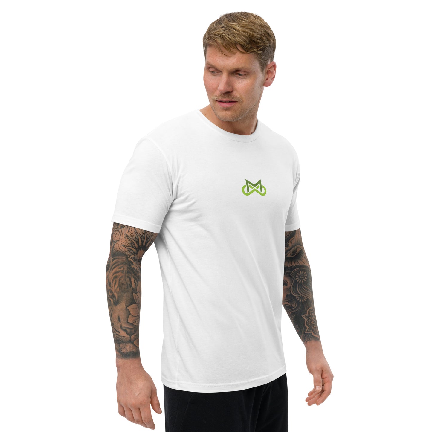 Lime Green Ribbon Men's Non-Hodgkin Lymphoma T-Shirt - Strength & Support, cancer awareness