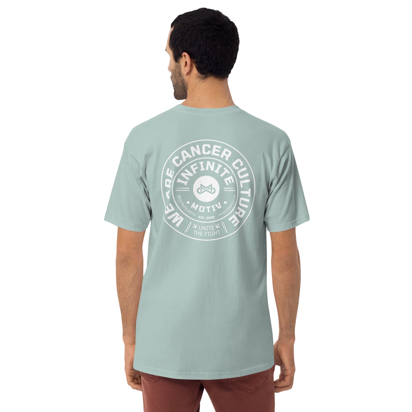 We are Cancer Culture Men’s premium tee with Embroidery