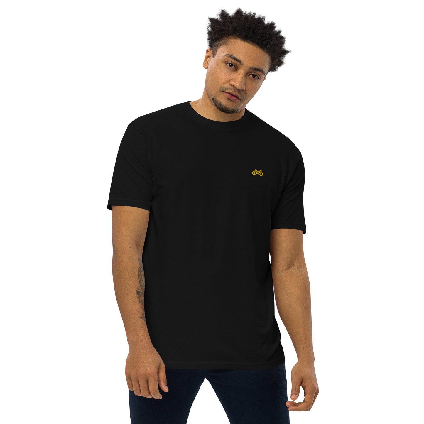 Micro Through Men’s premium tee w/ Embroidery