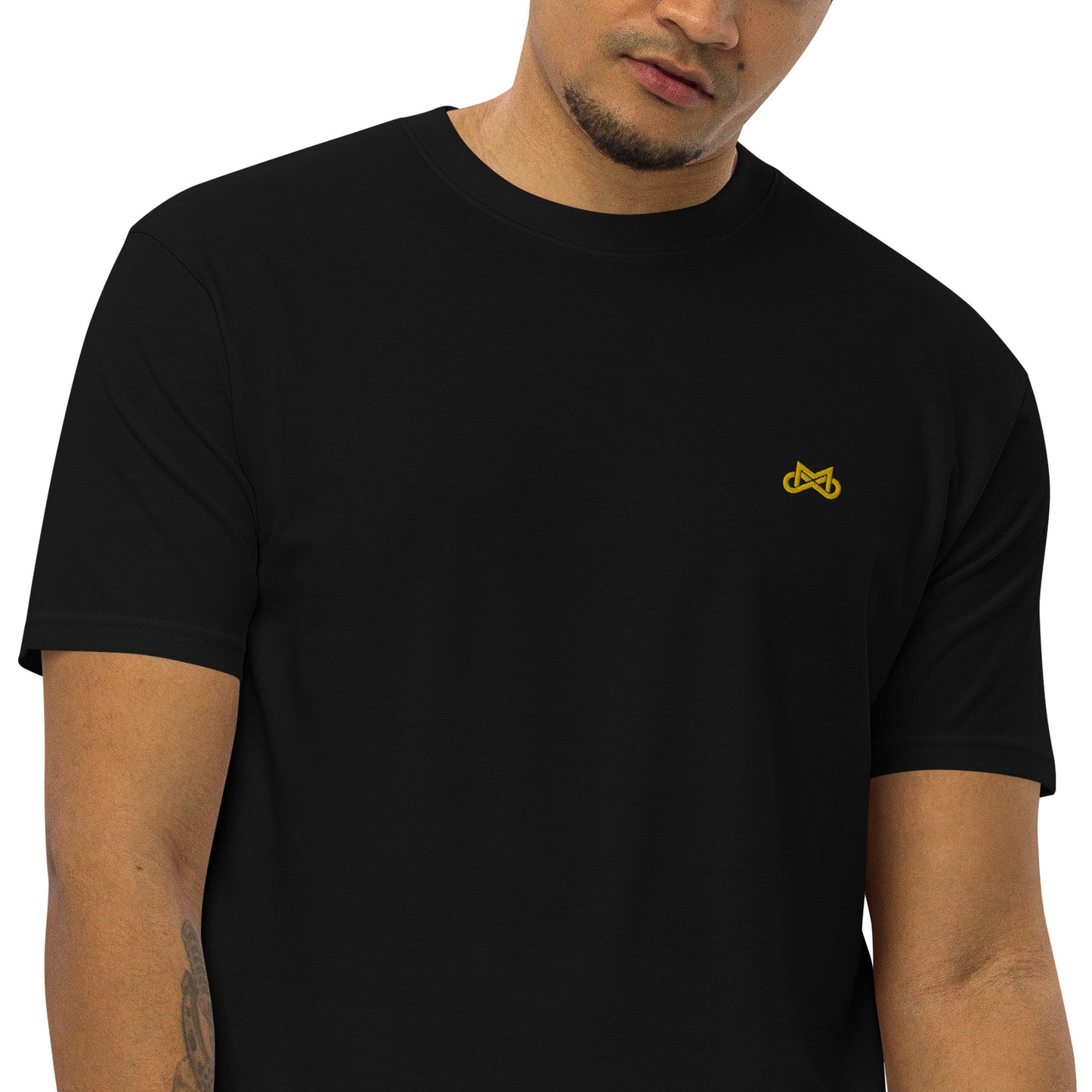 Micro Through Men’s premium tee w/ Embroidery