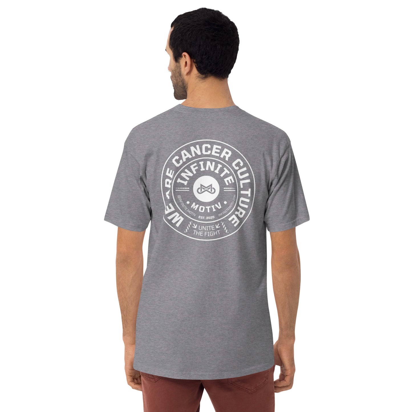 We are Cancer Culture Men’s premium tee with Embroidery