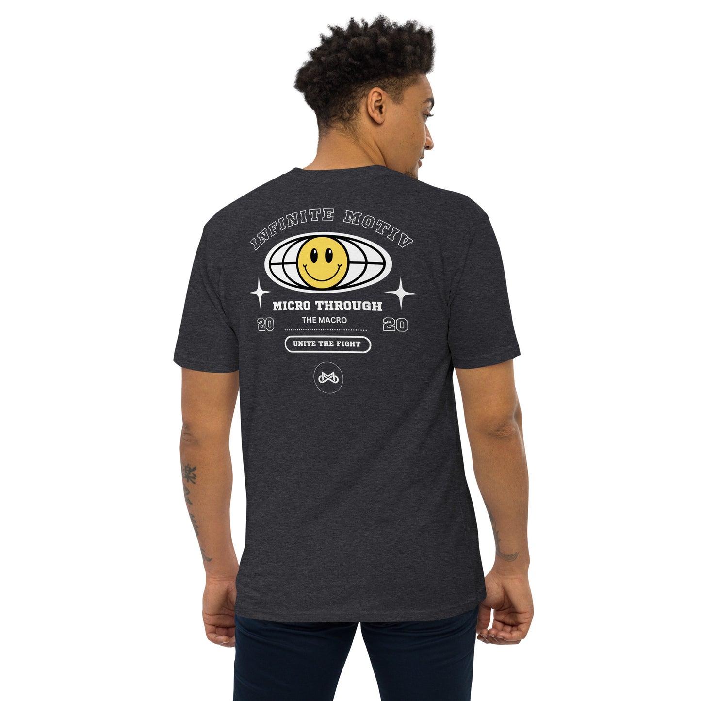 Micro Through Men’s premium tee w/ Embroidery