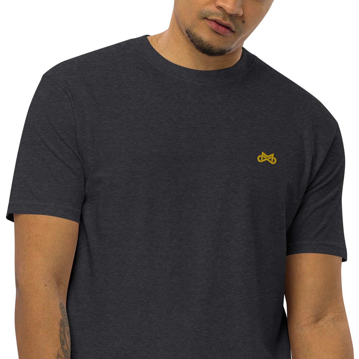 Micro Through Men’s premium tee w/ Embroidery