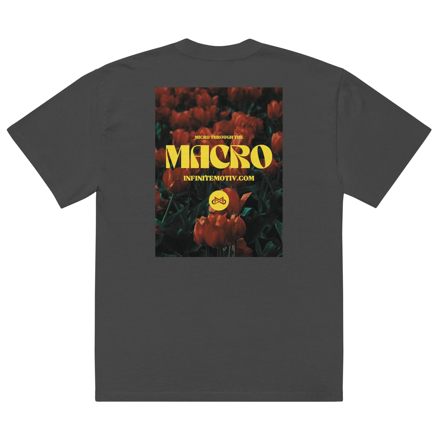 Micro Flowers Unisex Oversized faded t-shirt