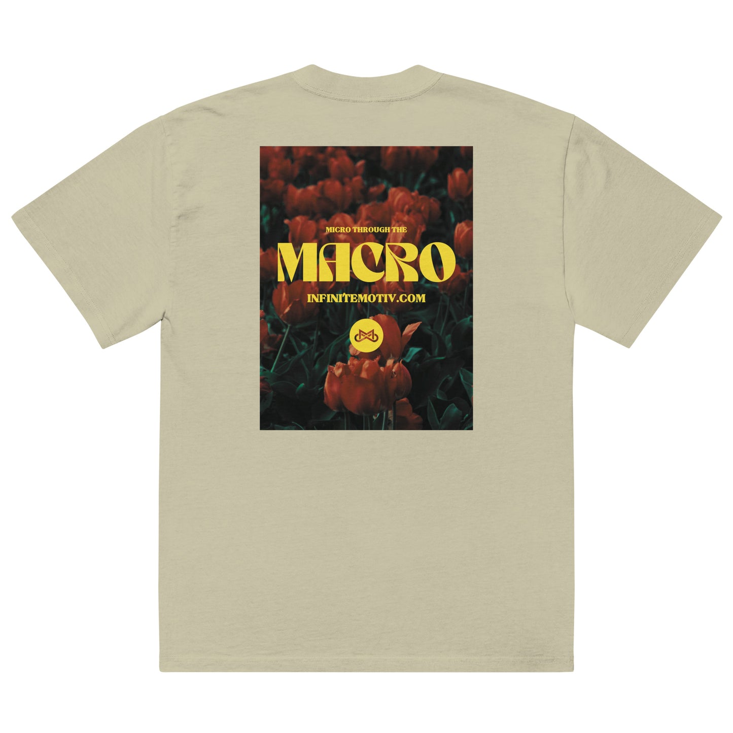 Micro Flowers Unisex Oversized faded t-shirt