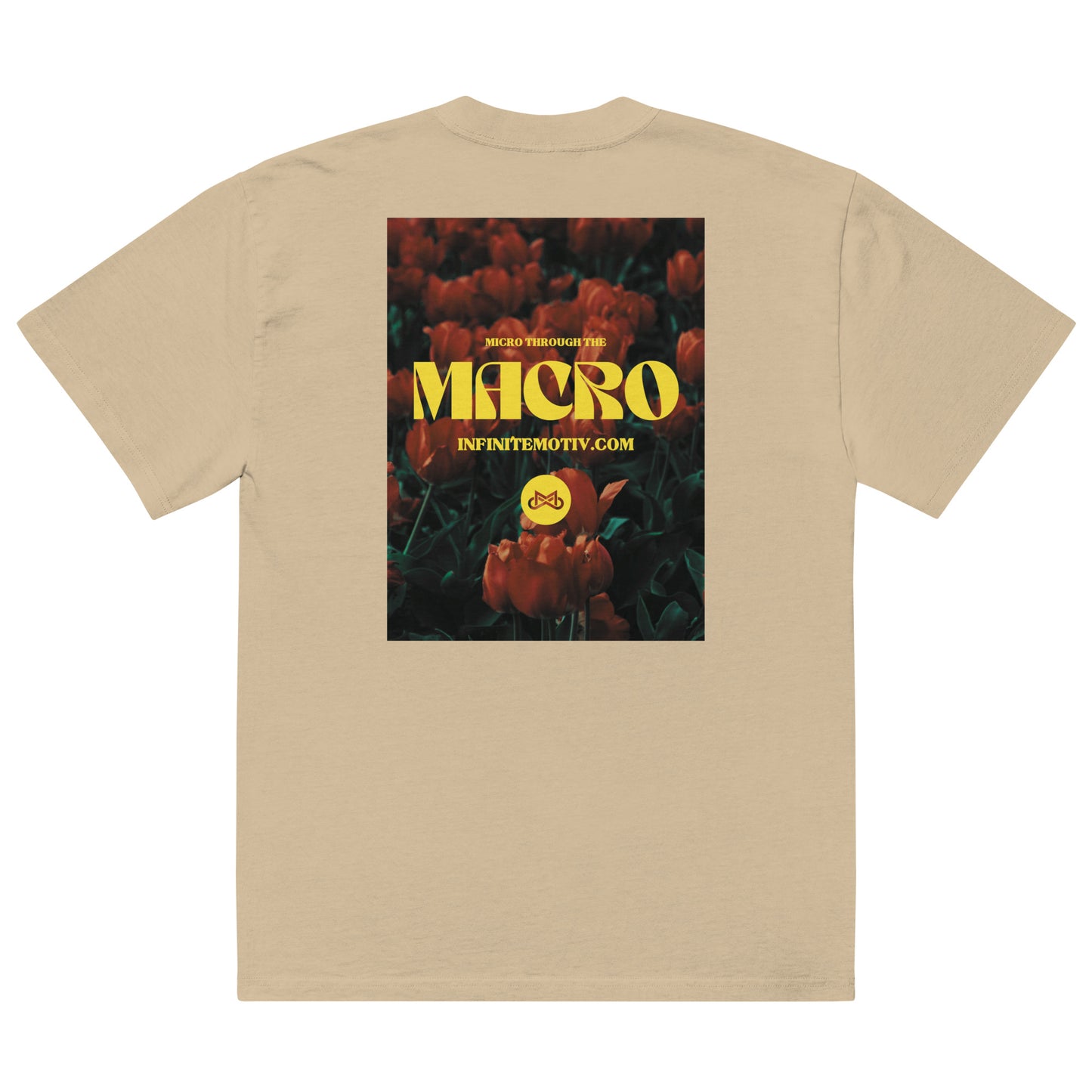 Micro Flowers Unisex Oversized faded t-shirt