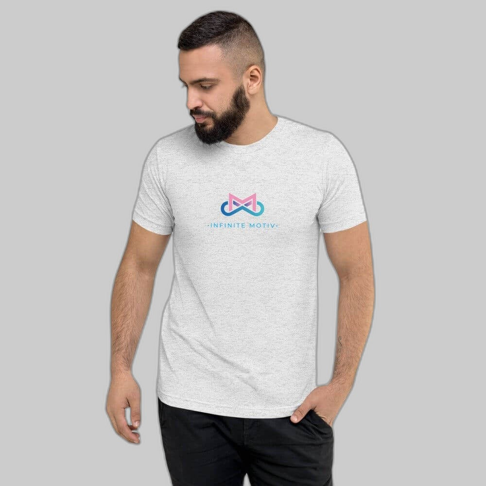 Men's Thyroid Cancer Tri-blend Short sleeve t-shirt-Infinite Motiv Clothing-Men,T-Shirts,Thyroid Cancer