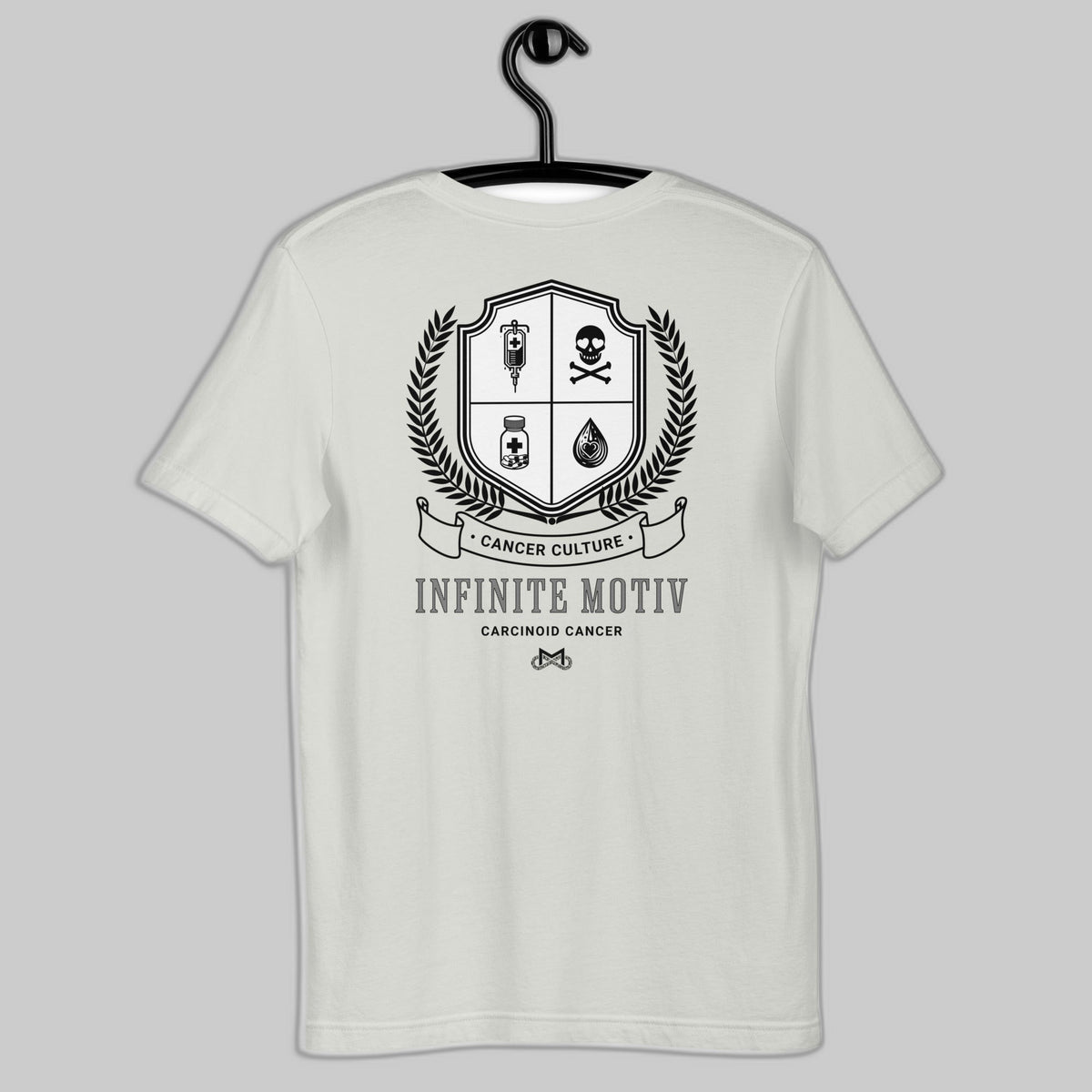 Unisex Carcinoid Cancer Crest Embroidered t-shirt