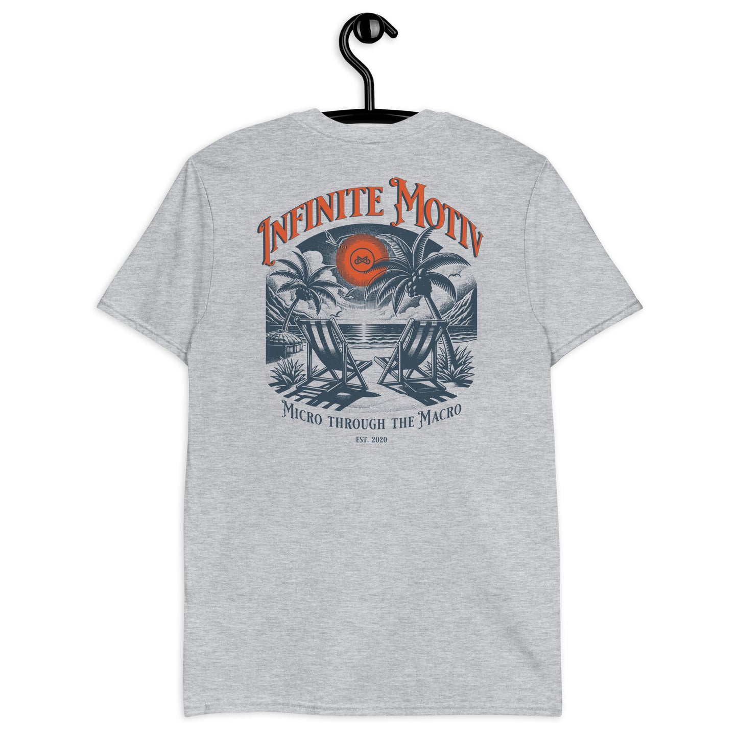 Unisex Paradise Motiv Embroidered T-Shirt