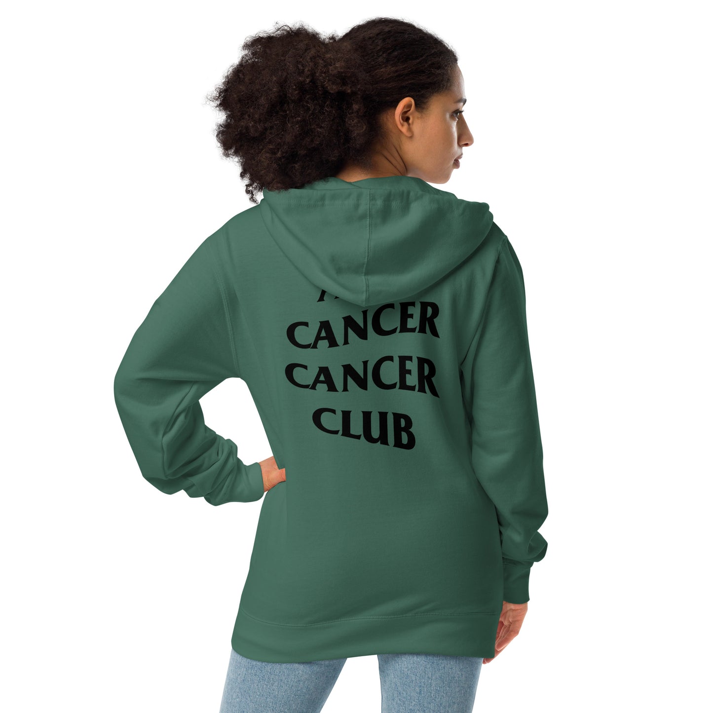 Unite the Fight Against Cancer in Comfort and Style | Premium Heavyweight Embroidered Unisex Cancer Club Hoodie