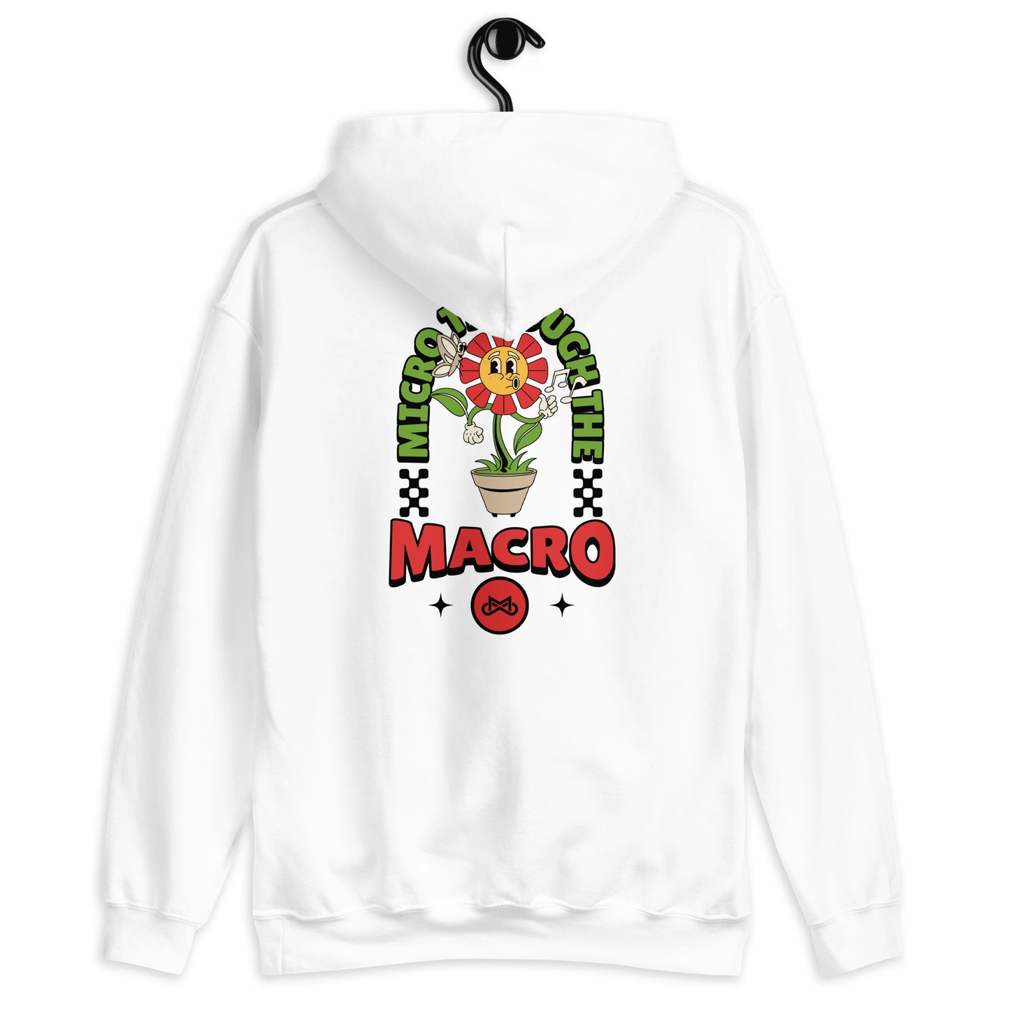 Flower Power Unisex Hoodie | Embrace the Micro Through the Macro by Infinite Motiv