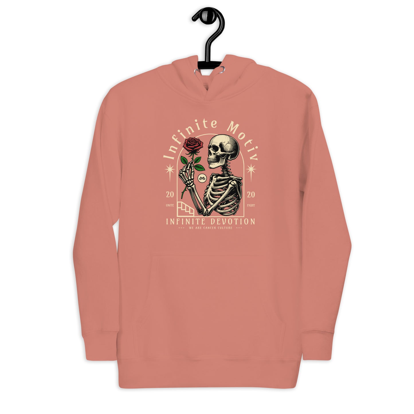 Infinite Devotion Unisex Cancer Awareness Hoodie by Infinite Motiv | Soft, Stylish, and Purpose-Driven Gift for Cancer Fighters and Supporters