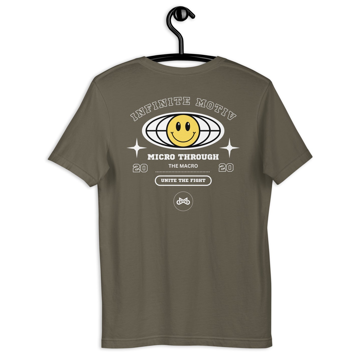Smile and Micro Unisex t-shirt w/ Embroidery