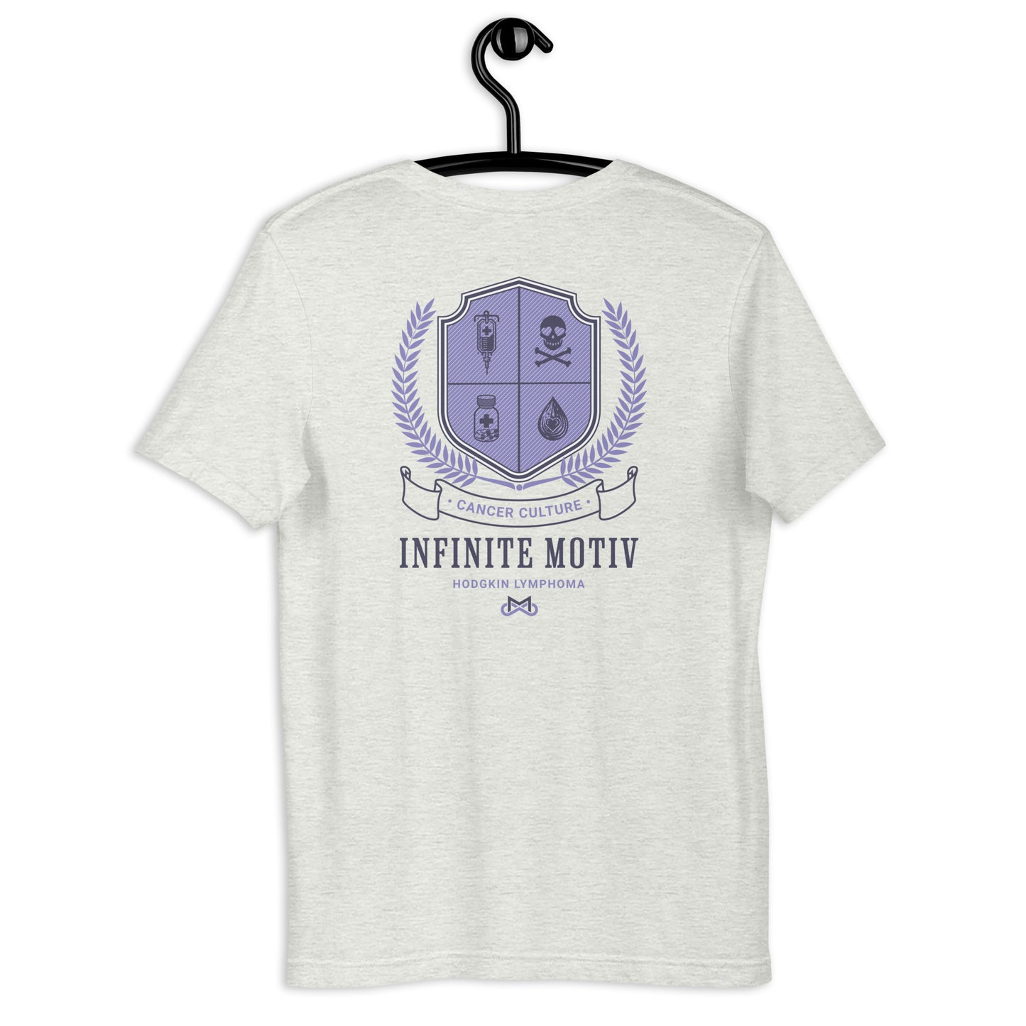 Unisex Hodgkin Lymphoma Crest Embroidered t-shirt