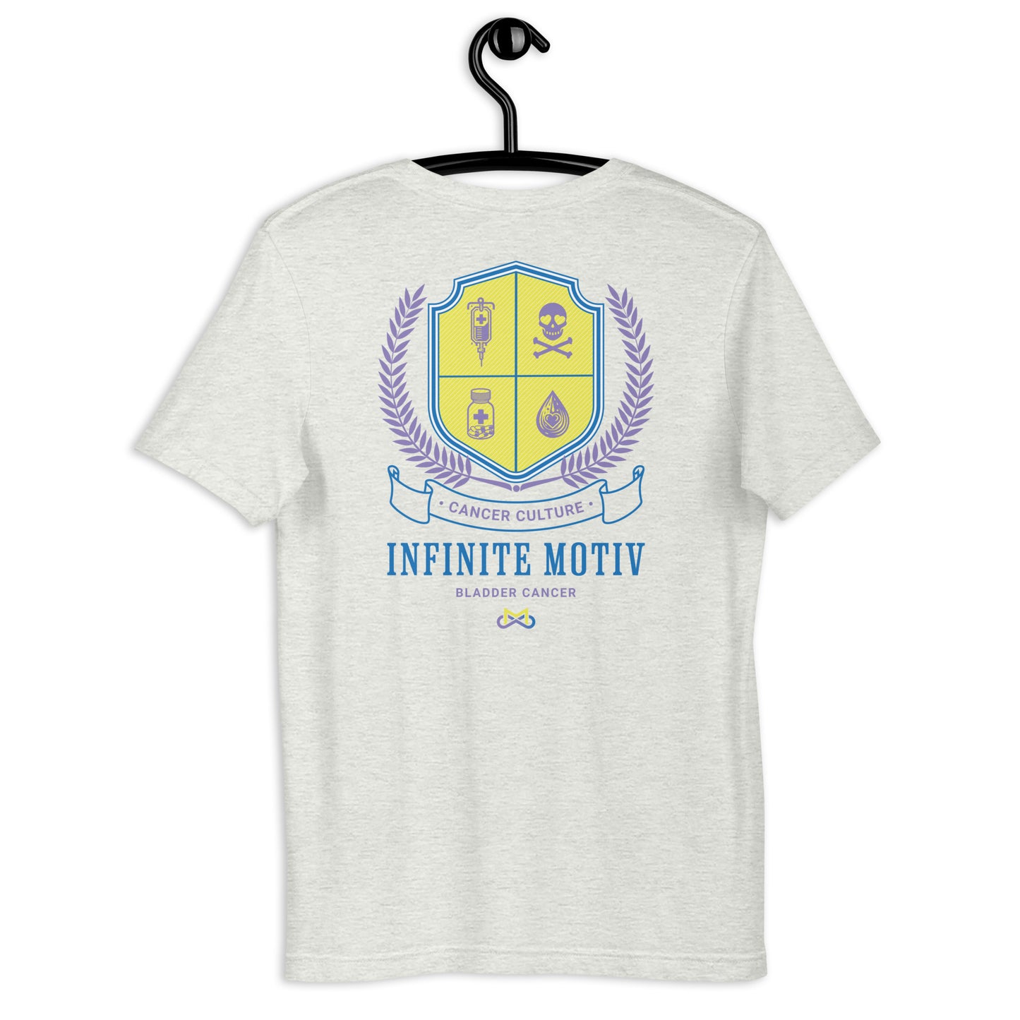 Unisex Bladder Cancer Crest Embroidered t-shirt