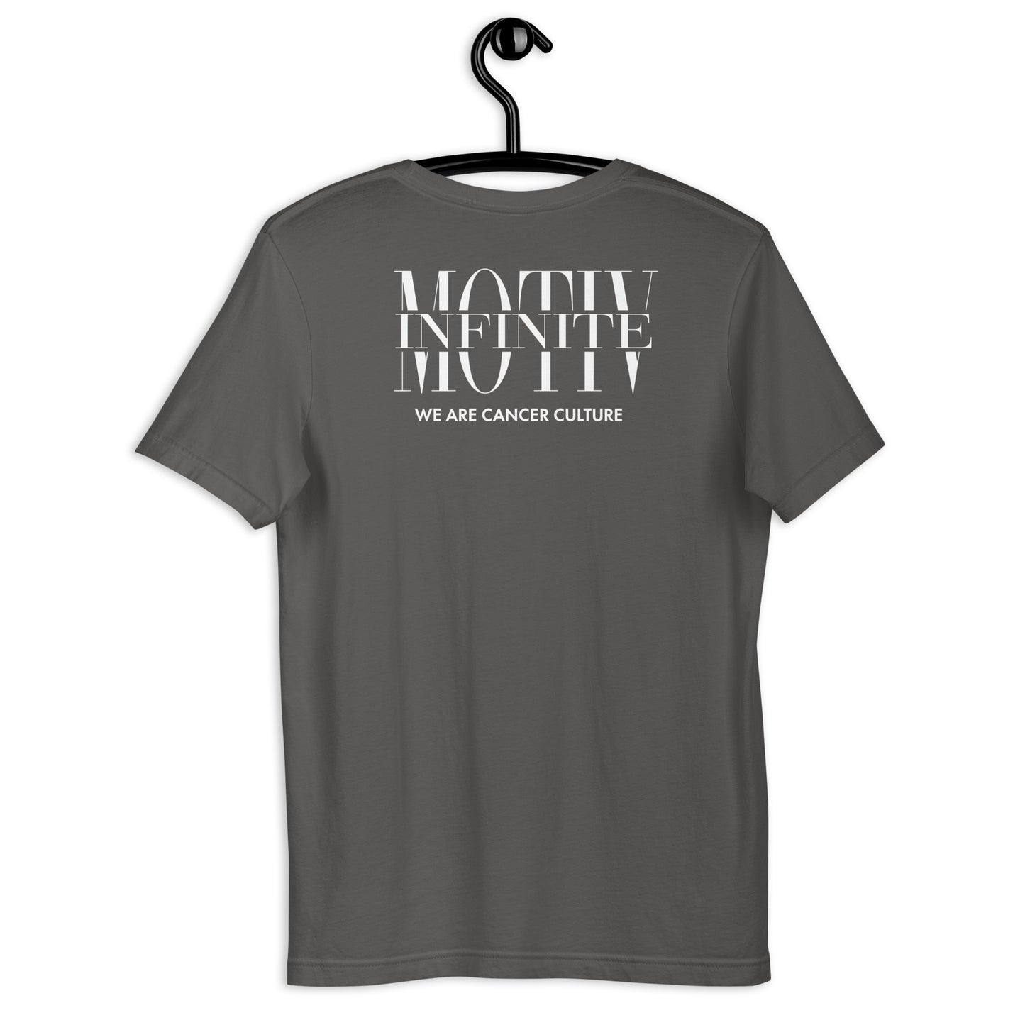 Unisex Stacked Motiv White Ink T-Shirt by Infinite Motiv | Soft, Breathable, Everyday Comfort