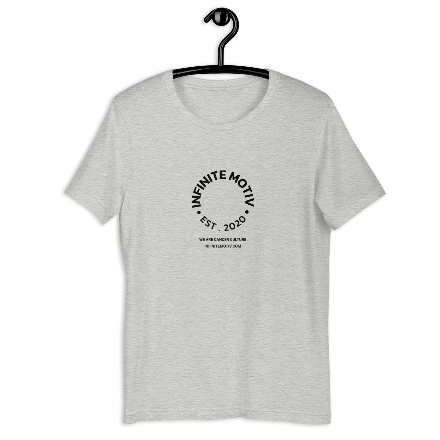 Full Circle Black Cancer Awareness Unisex T-Shirt by Infinite Motiv | Soft, Lightweight Comfort for Everday Style