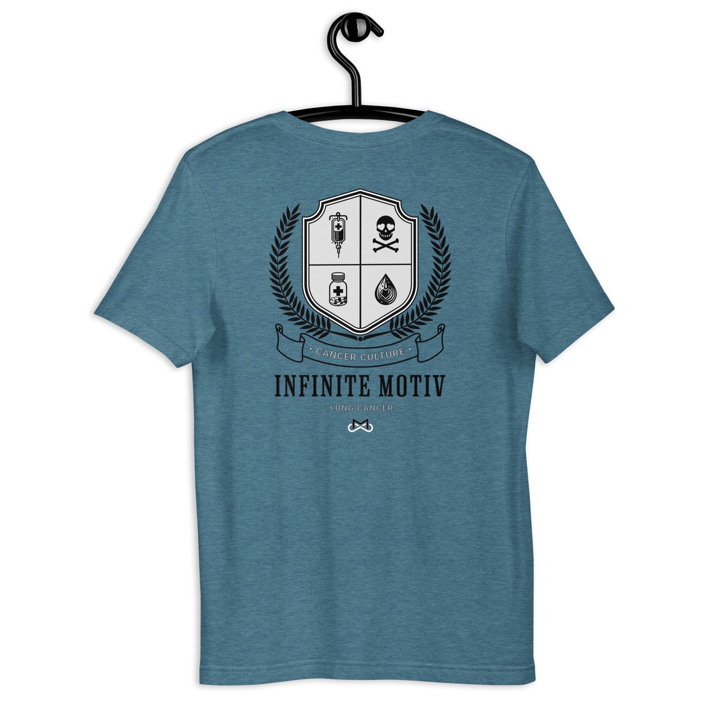 Unisex Lung Cancer Crest Embroidered t-shirt