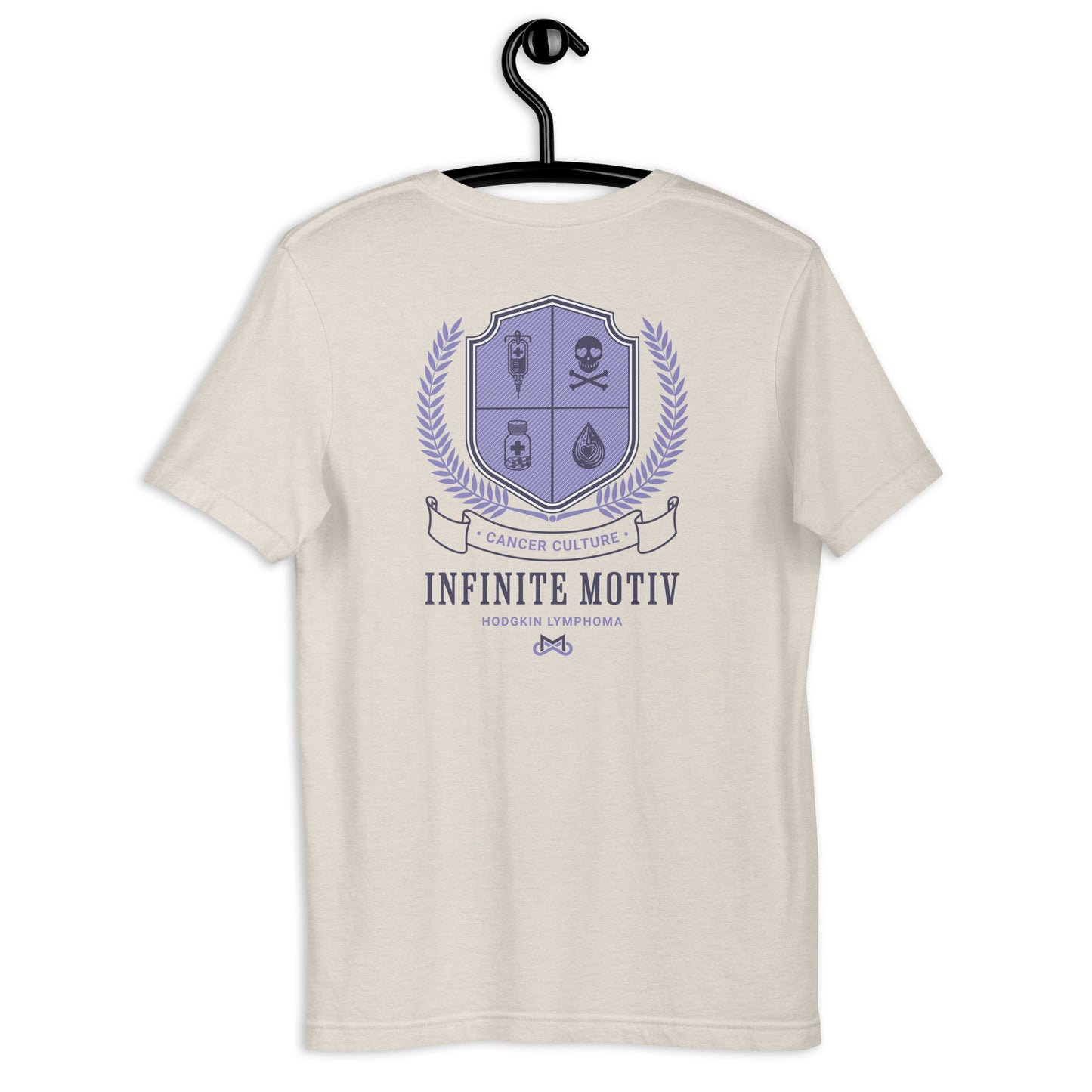 Unisex Hodgkin Lymphoma Crest Embroidered t-shirt