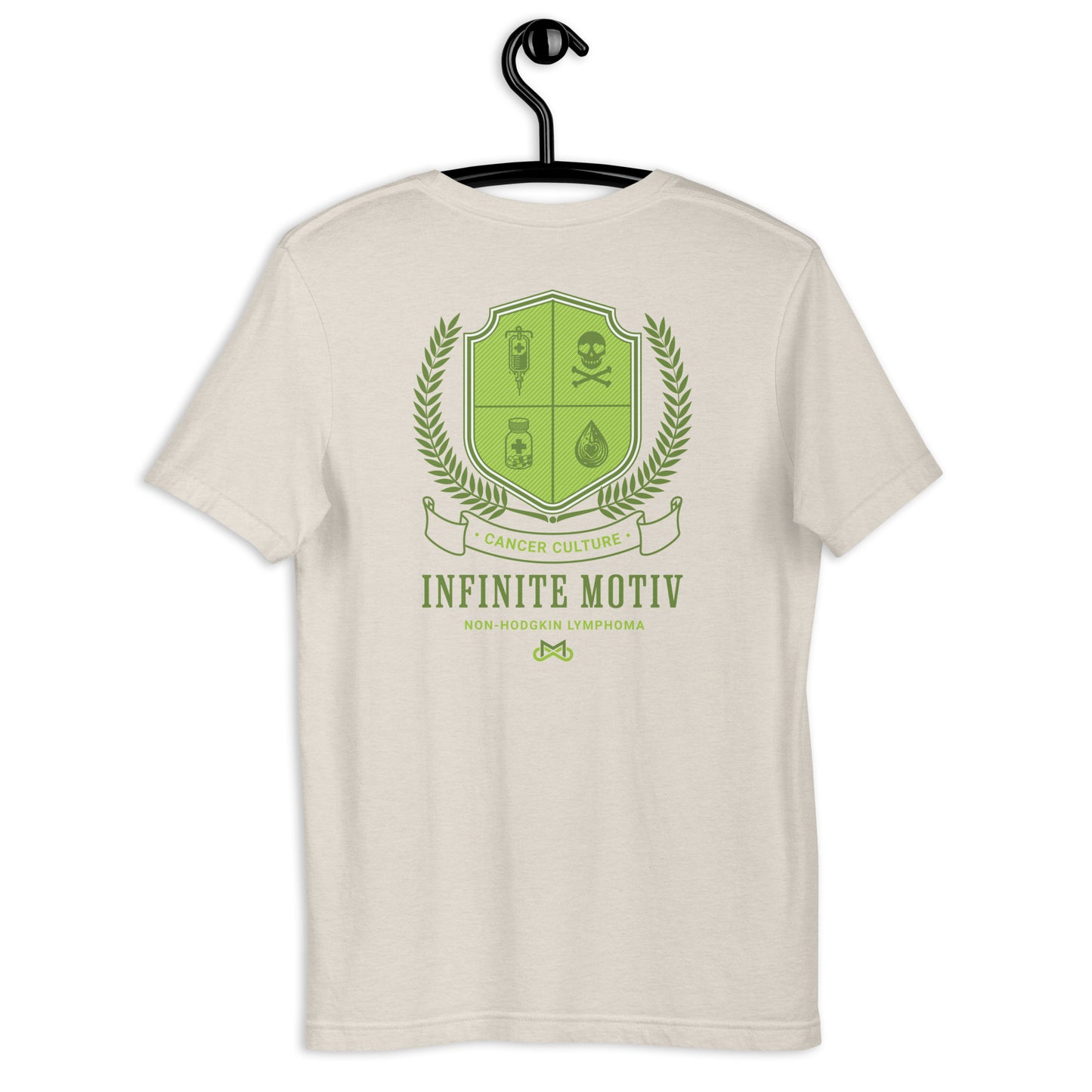 Unisex Non-Hodgkin Lymphoma Crest Embroidered t-shirt