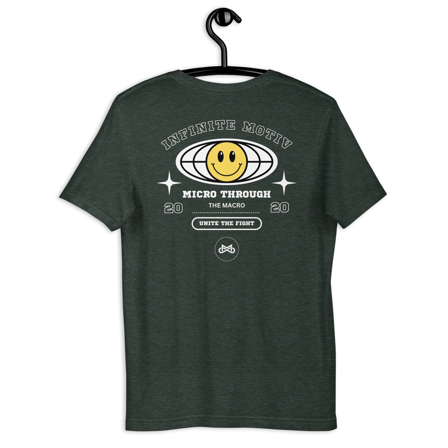 Smile and Micro Unisex t-shirt w/ Embroidery