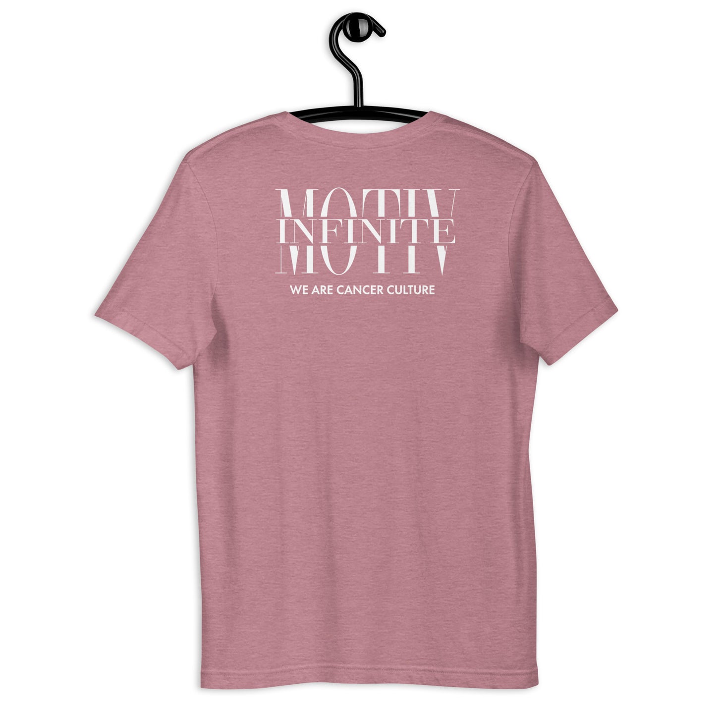 Unisex Stacked Motiv White Ink T-Shirt by Infinite Motiv | Soft, Breathable, Everyday Comfort