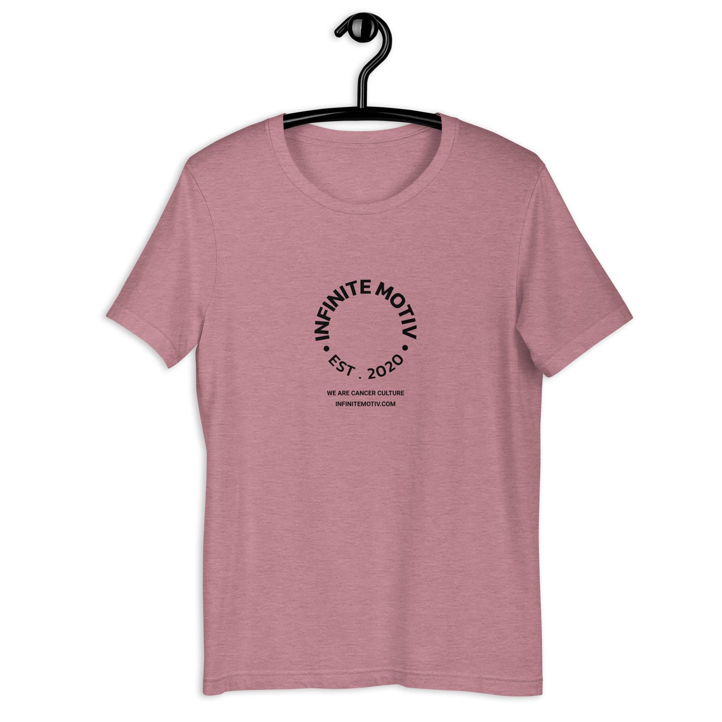 Full Circle Black Cancer Awareness Unisex T-Shirt by Infinite Motiv | Soft, Lightweight Comfort for Everday Style