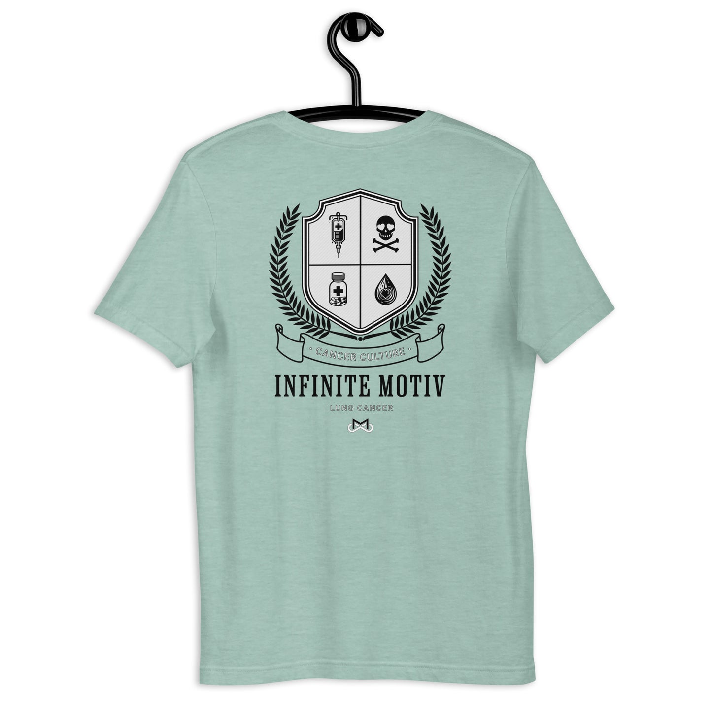 Unisex Lung Cancer Crest Embroidered t-shirt