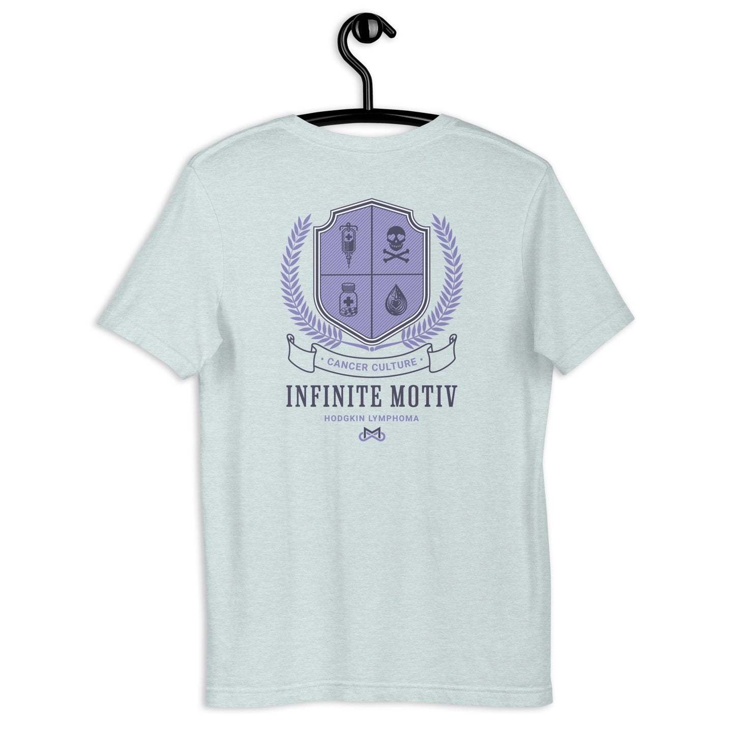 Unisex Hodgkin Lymphoma Crest Embroidered t-shirt