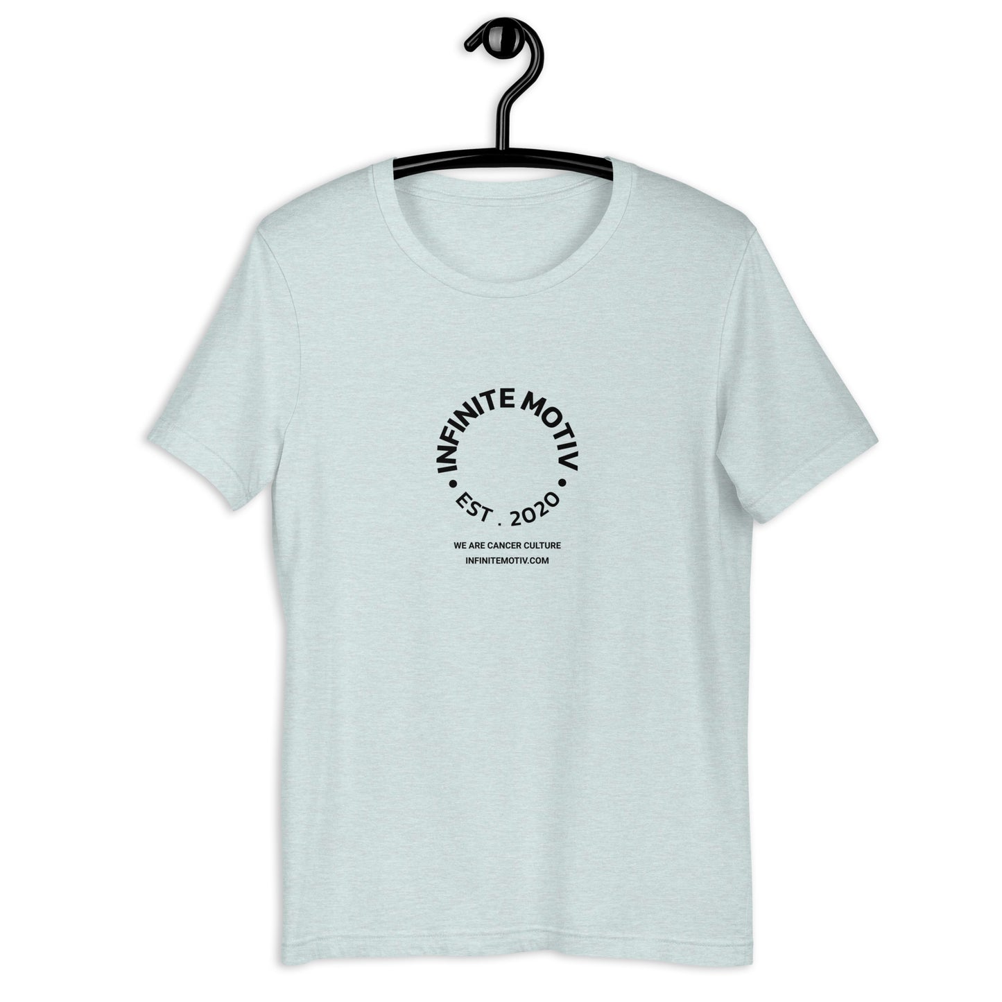 Full Circle Black Cancer Awareness Unisex T-Shirt by Infinite Motiv | Soft, Lightweight Comfort for Everday Style