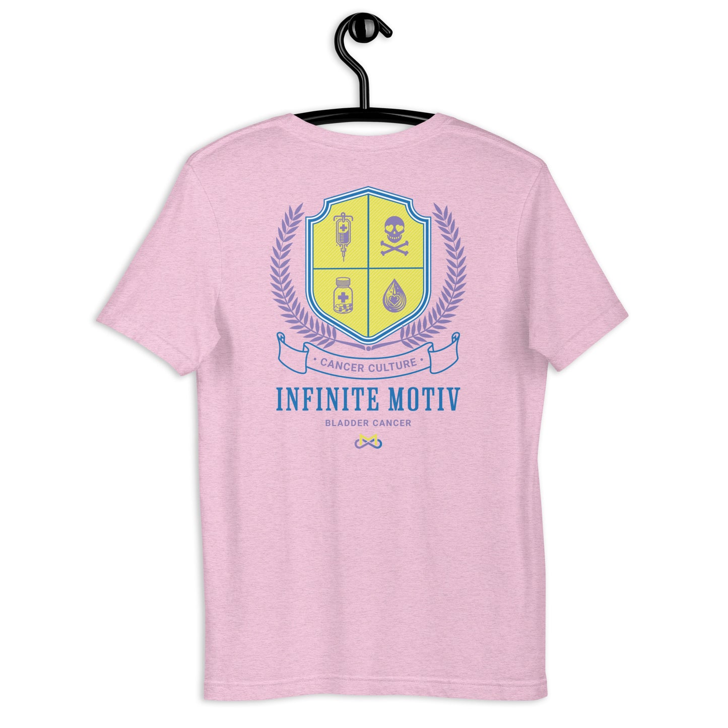 Unisex Bladder Cancer Crest Embroidered t-shirt