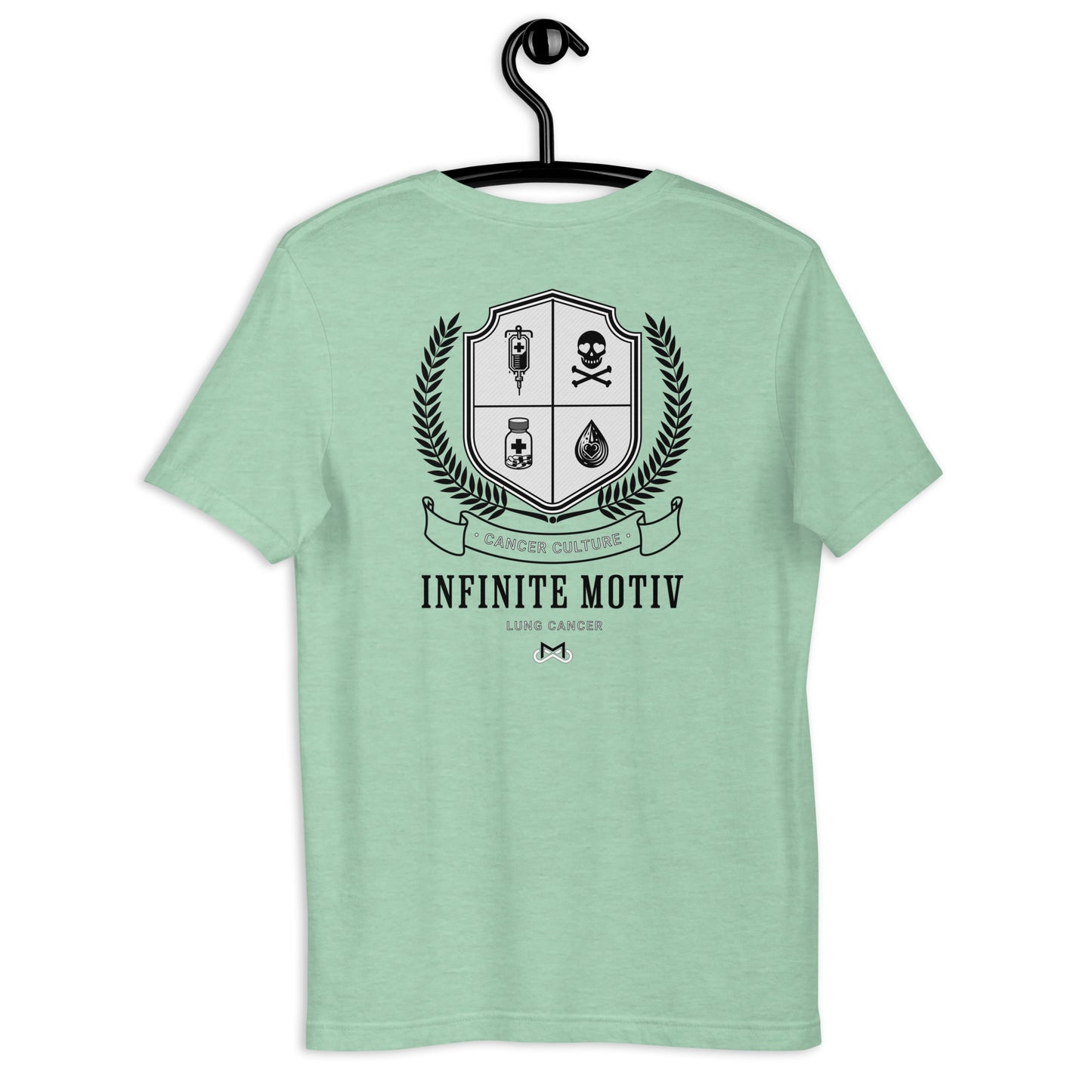 Unisex Lung Cancer Crest Embroidered t-shirt