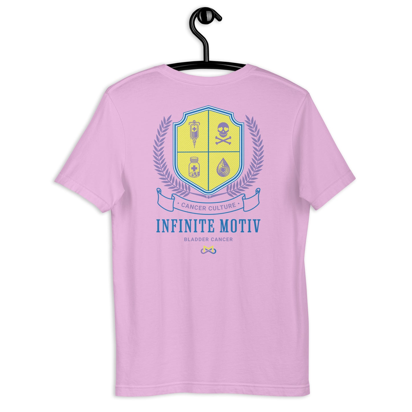 Unisex Bladder Cancer Crest Embroidered t-shirt