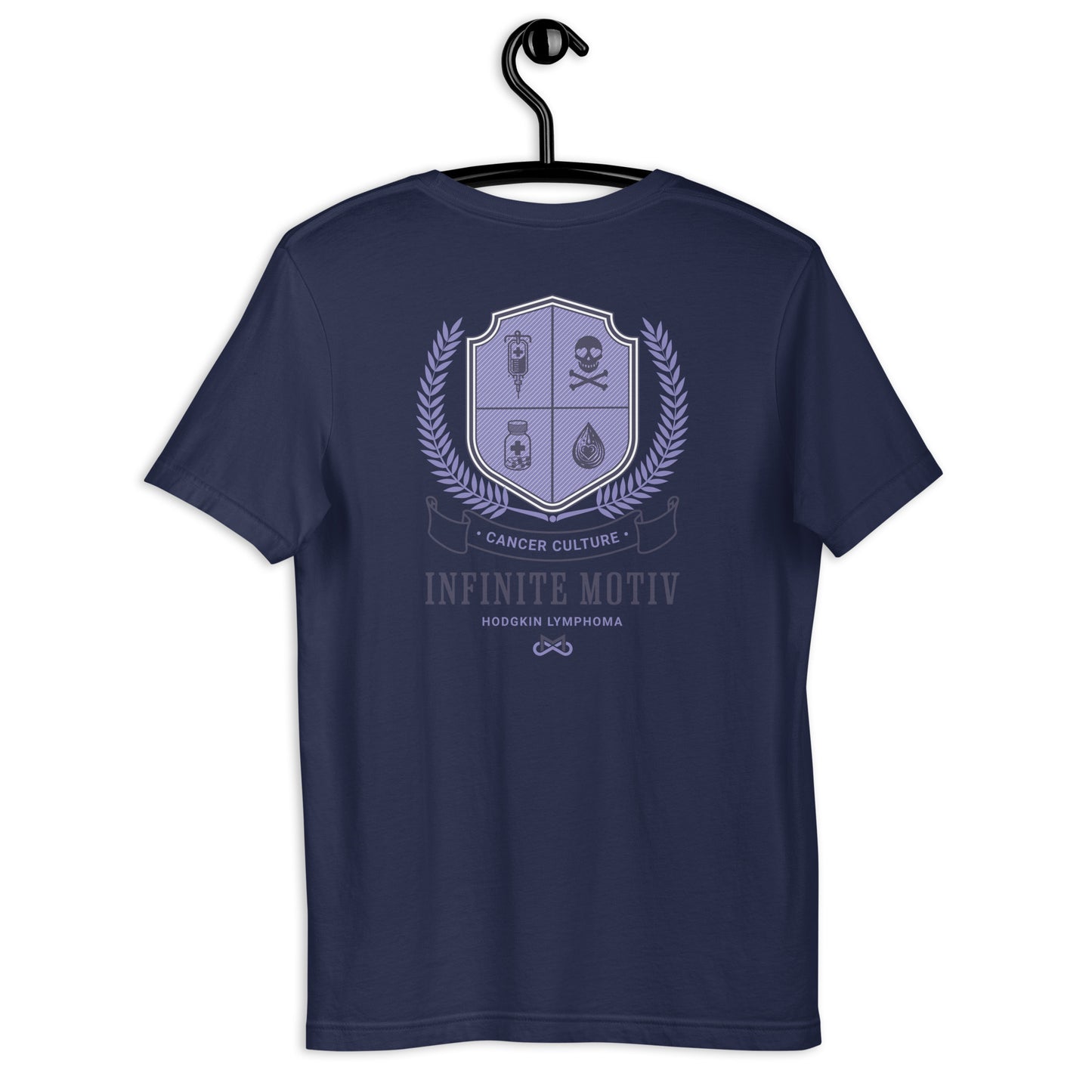 Unisex Hodgkin Lymphoma Crest Embroidered t-shirt