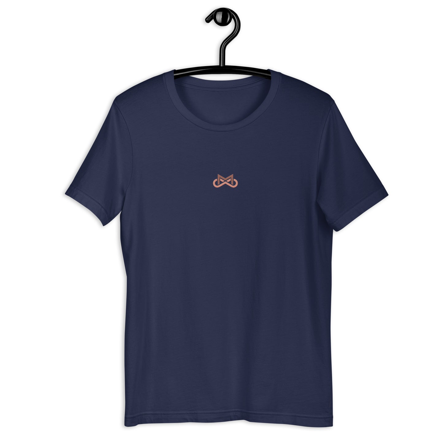 Unisex Uterine Cancer Flower Embroidered T-shirt