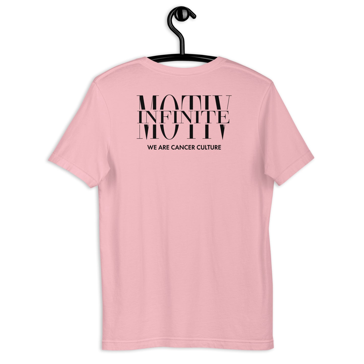 Unisex Stacked Motiv Black Ink T-Shirt by Infinite Motiv | Soft, Breathable, Everday Comfort