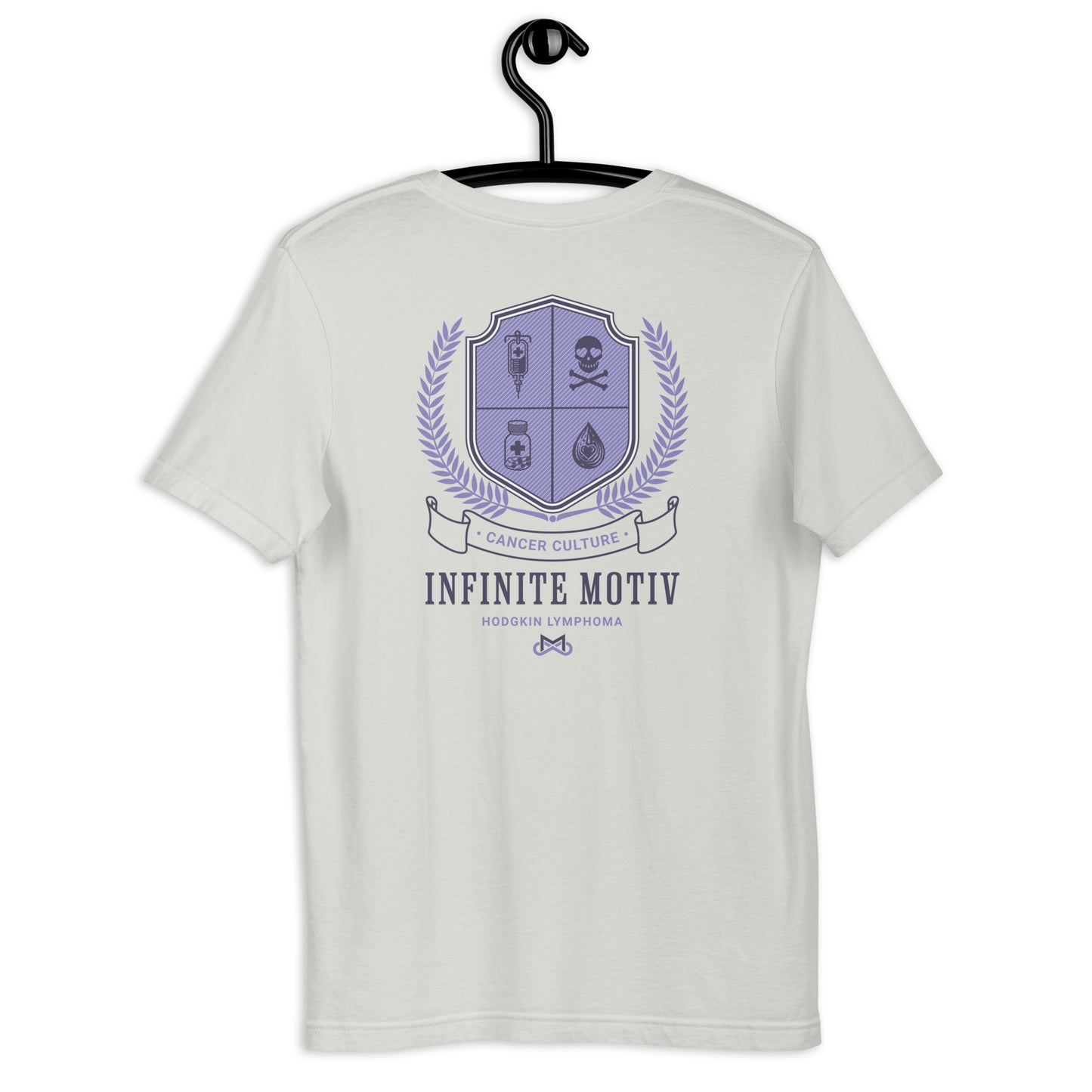 Unisex Hodgkin Lymphoma Crest Embroidered t-shirt