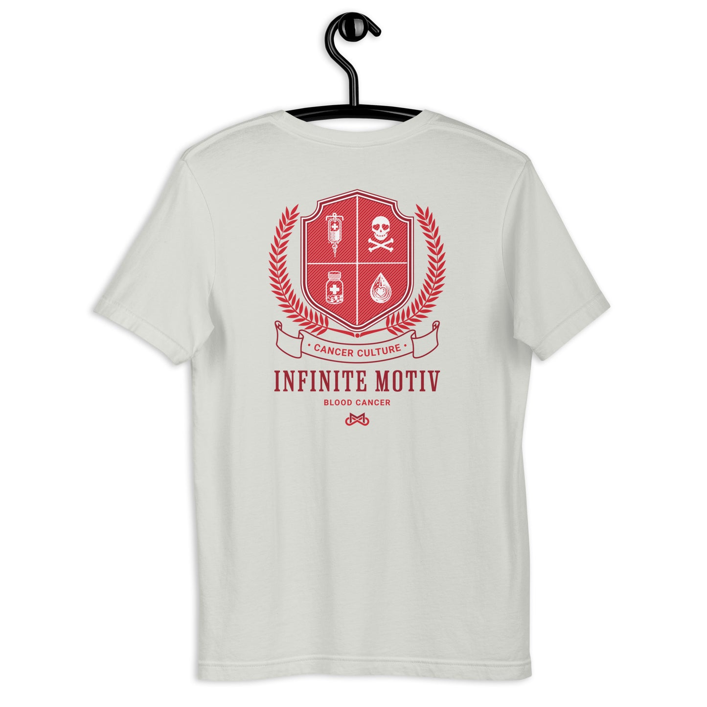 Unisex Blood Cancer Crest Embroidered t-shirt