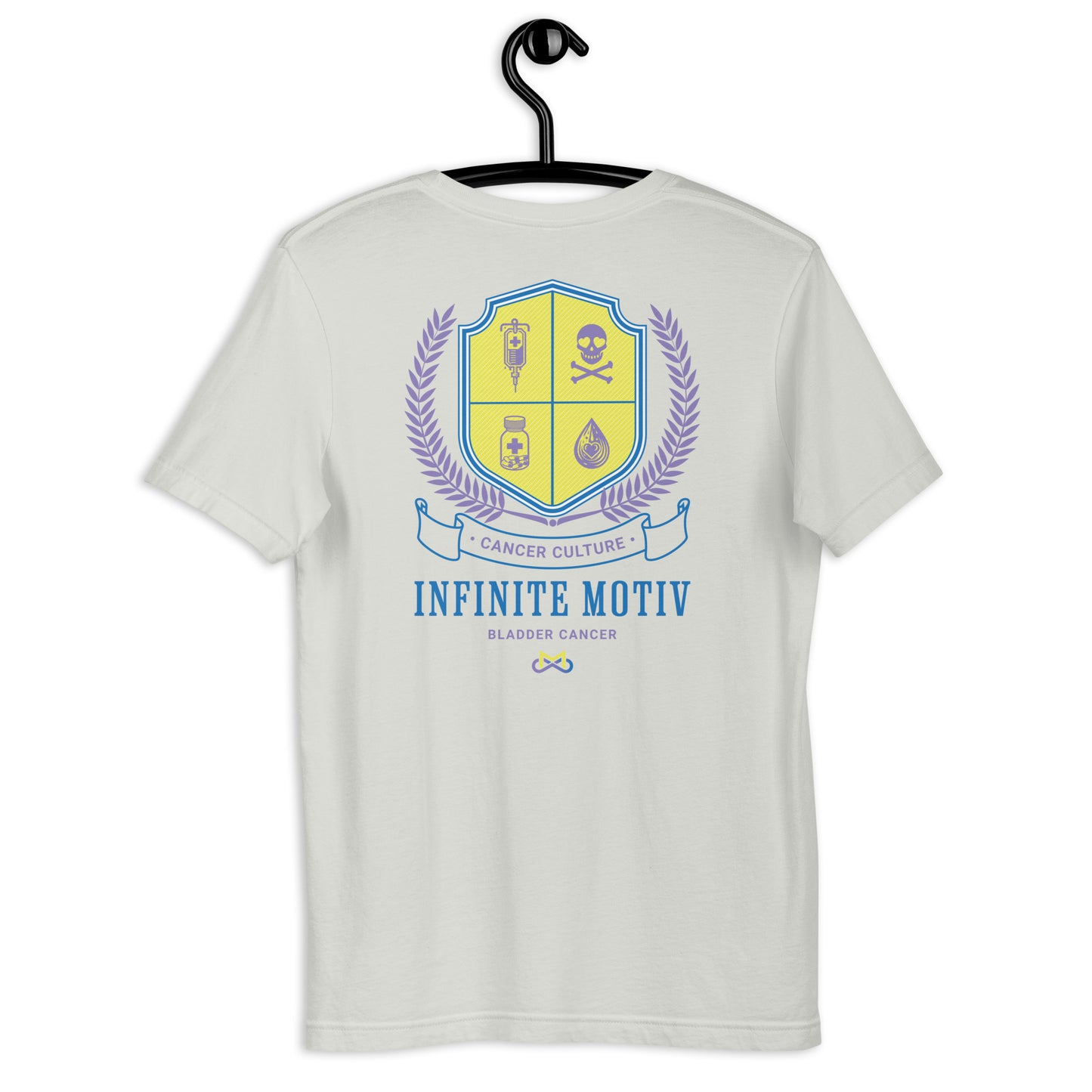 Unisex Bladder Cancer Crest Embroidered t-shirt