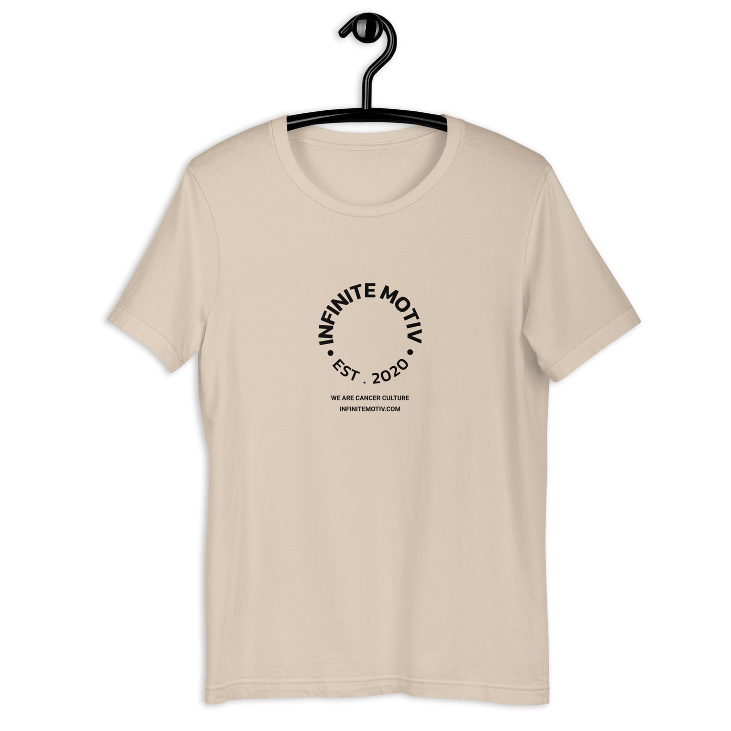 Full Circle Black Cancer Awareness Unisex T-Shirt by Infinite Motiv | Soft, Lightweight Comfort for Everday Style