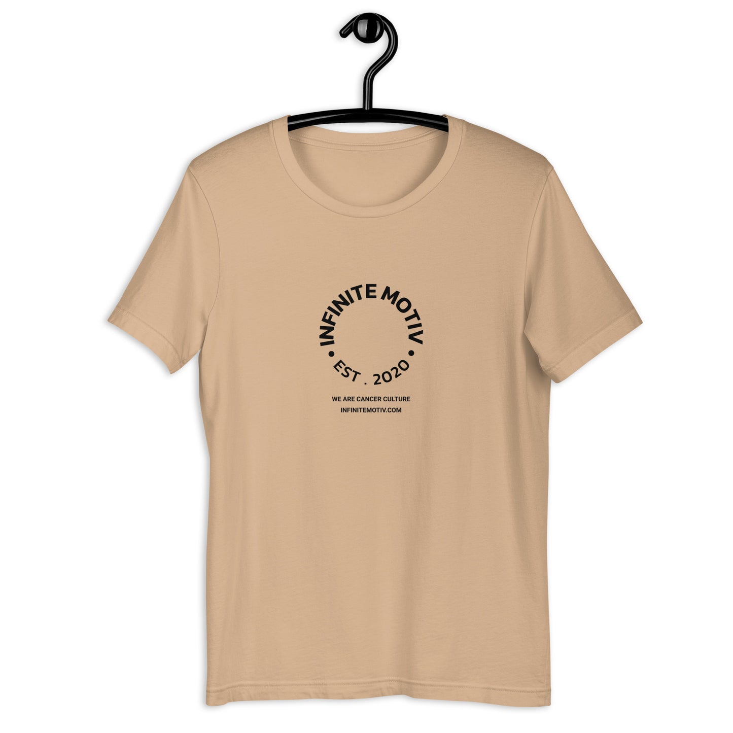 Full Circle Black Cancer Awareness Unisex T-Shirt by Infinite Motiv | Soft, Lightweight Comfort for Everday Style