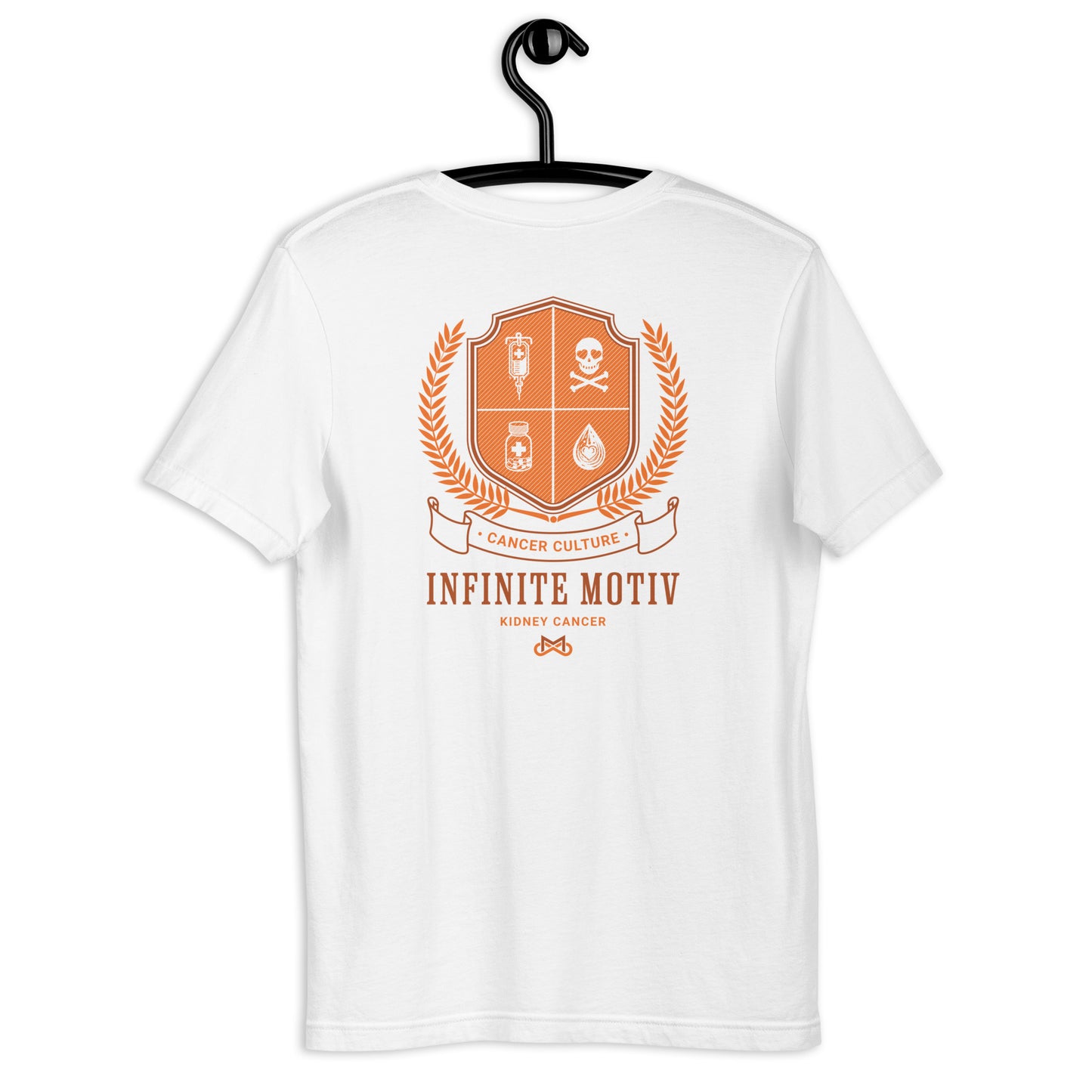 Unisex Kidney Cancer Crest Embroidered t-shirt