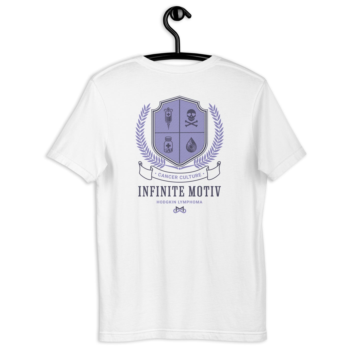 Unisex Hodgkin Lymphoma Crest Embroidered t-shirt