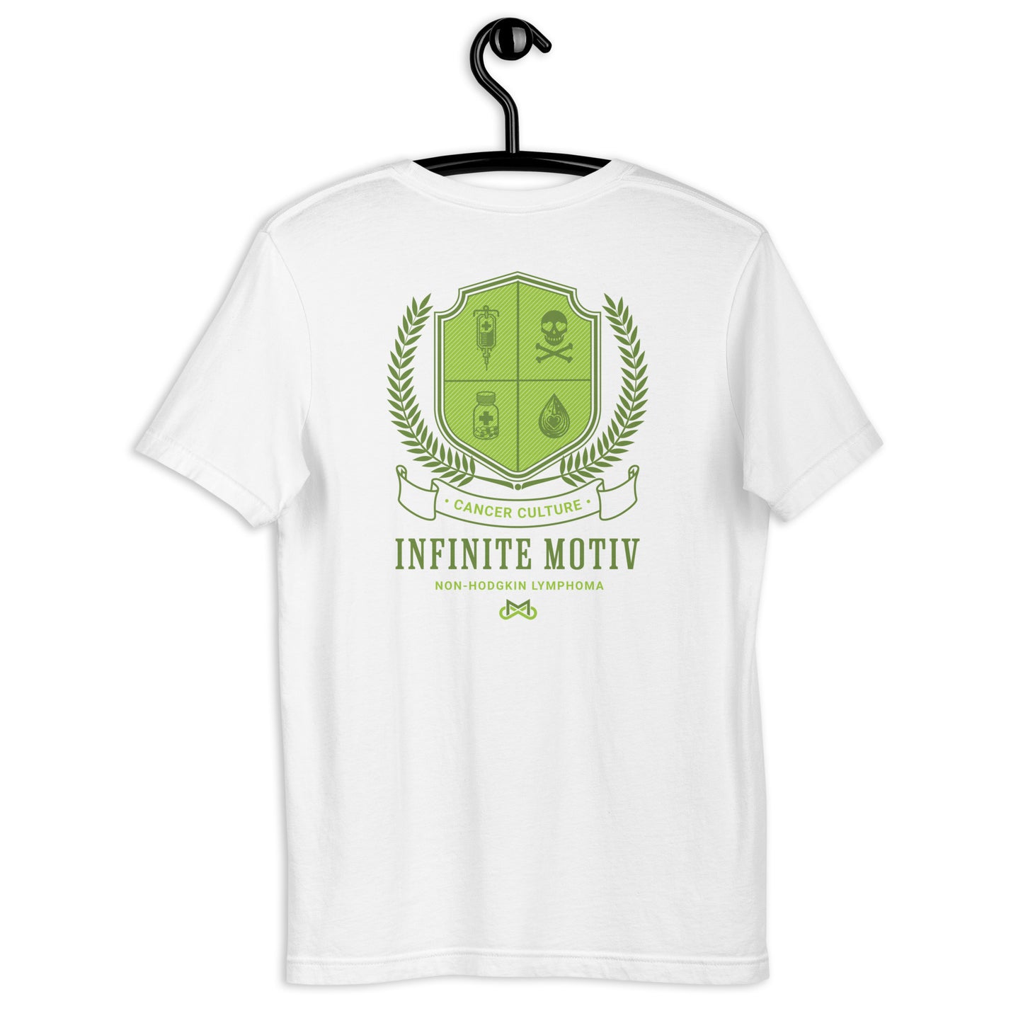 Unisex Non-Hodgkin Lymphoma Crest Embroidered t-shirt