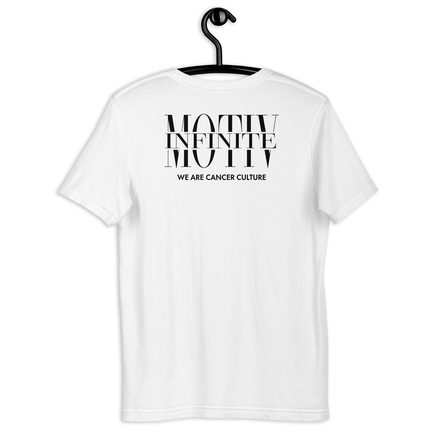 Unisex Stacked Motiv Black Ink T-Shirt by Infinite Motiv | Soft, Breathable, Everday Comfort
