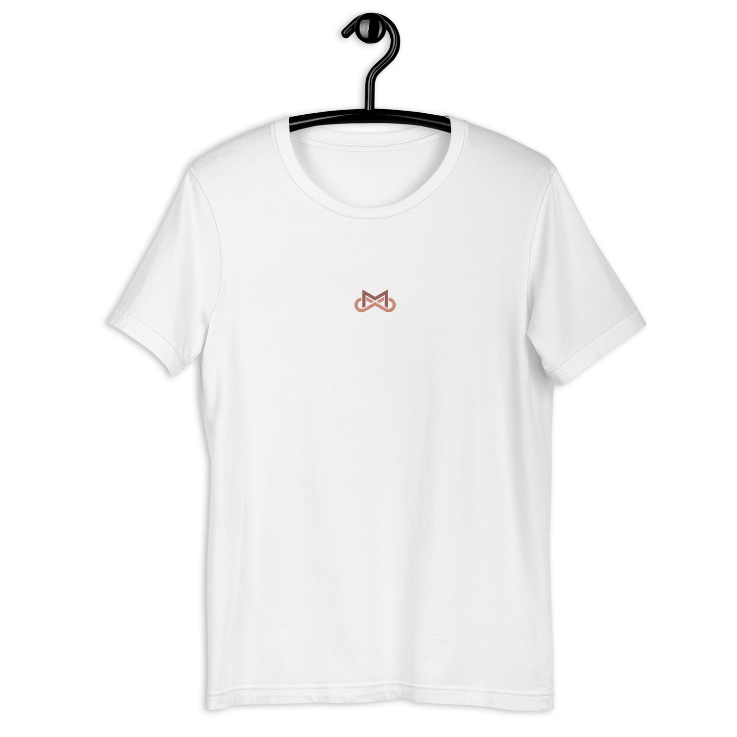 Unisex Uterine Cancer Flower Embroidered T-shirt