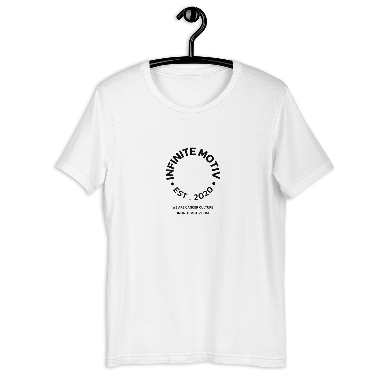 Full Circle Black Cancer Awareness Unisex T-Shirt by Infinite Motiv | Soft, Lightweight Comfort for Everday Style