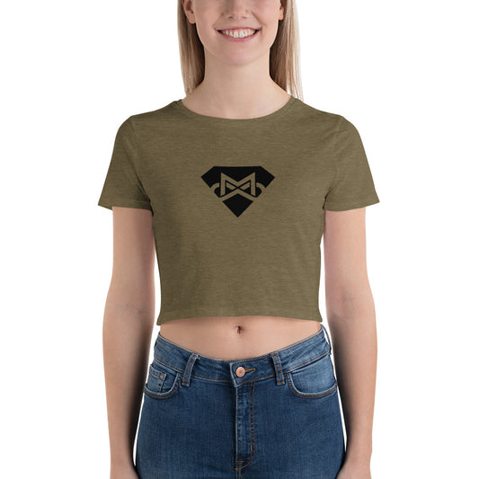 Cancer Hero Women's Crop Tee: Empowering Survivors & Fighters, Gift, Survival, Positivity