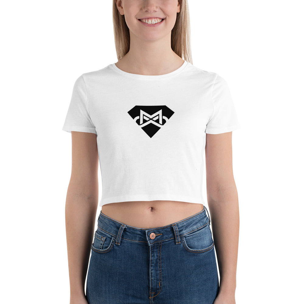 Cancer Hero Women's Crop Tee: Empowering Survivors & Fighters, Gift, Survival, Positivity